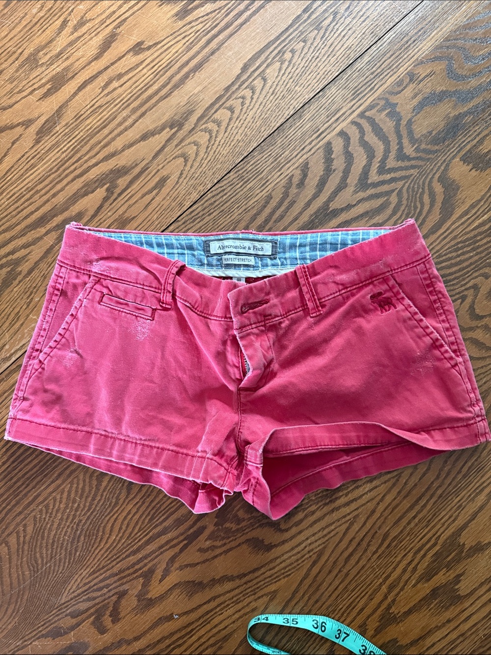 Abercrombie & Fitch Coral Pink Women's Jean Shorts